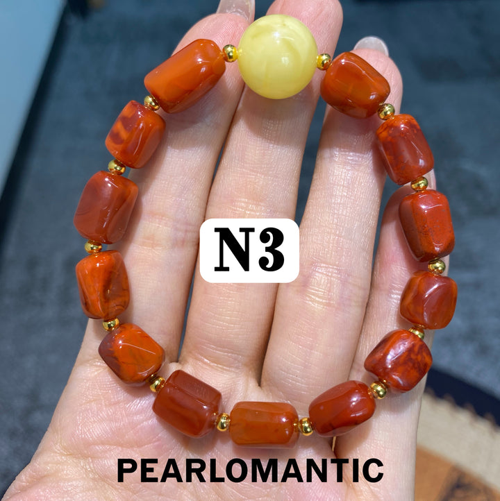 [Special Event] Natural Crystal, Amber &amp; Wood Beaded Bracelet Collection 1
