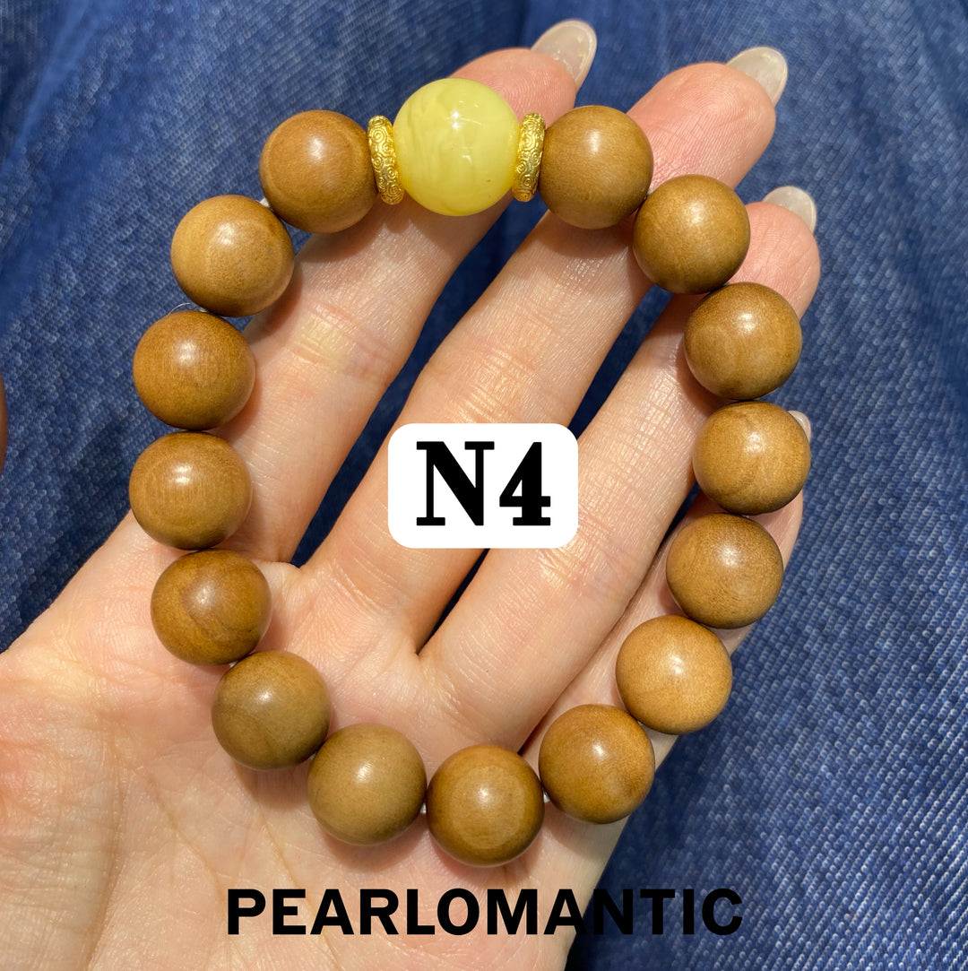 [Special Event] Natural Crystal, Amber &amp; Wood Beaded Bracelet Collection 1