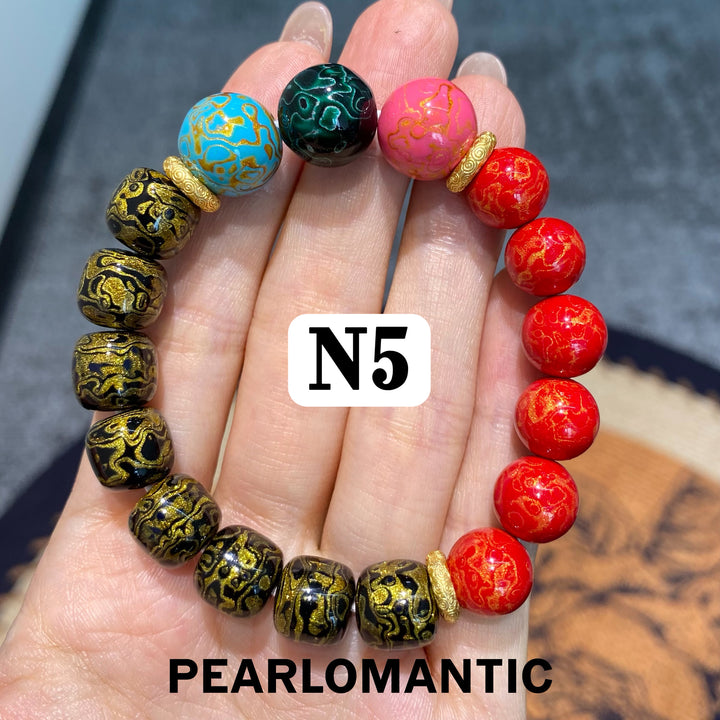 [Special Event] Natural Crystal, Amber &amp; Wood Beaded Bracelet Collection 1