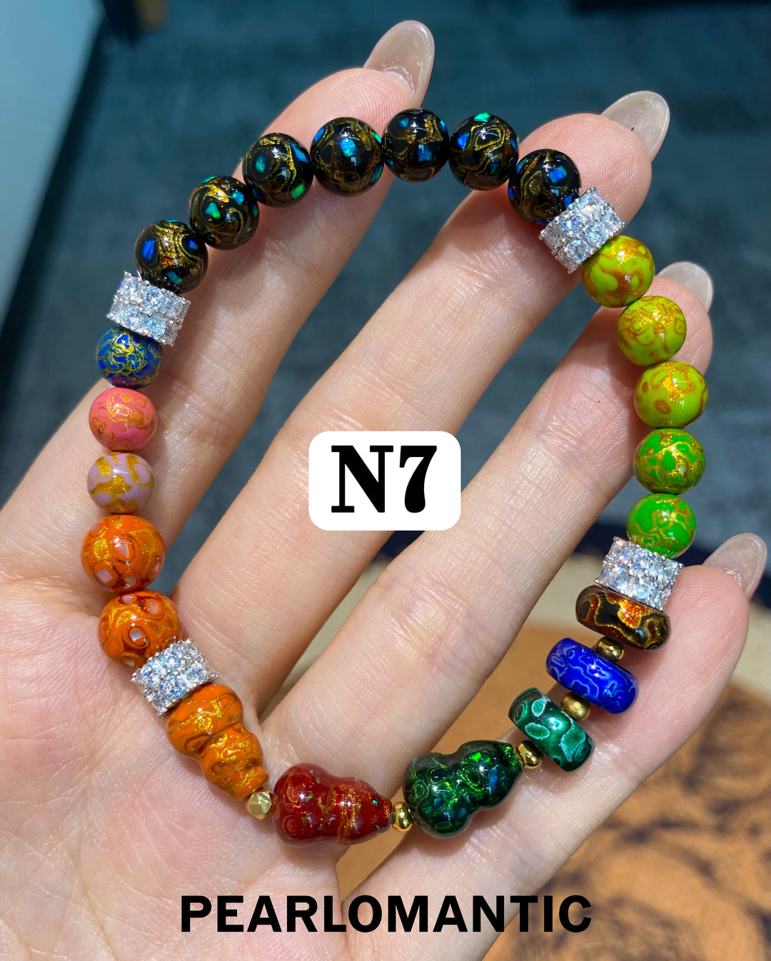 [Special Event] Natural Crystal, Amber &amp; Wood Beaded Bracelet Collection 1