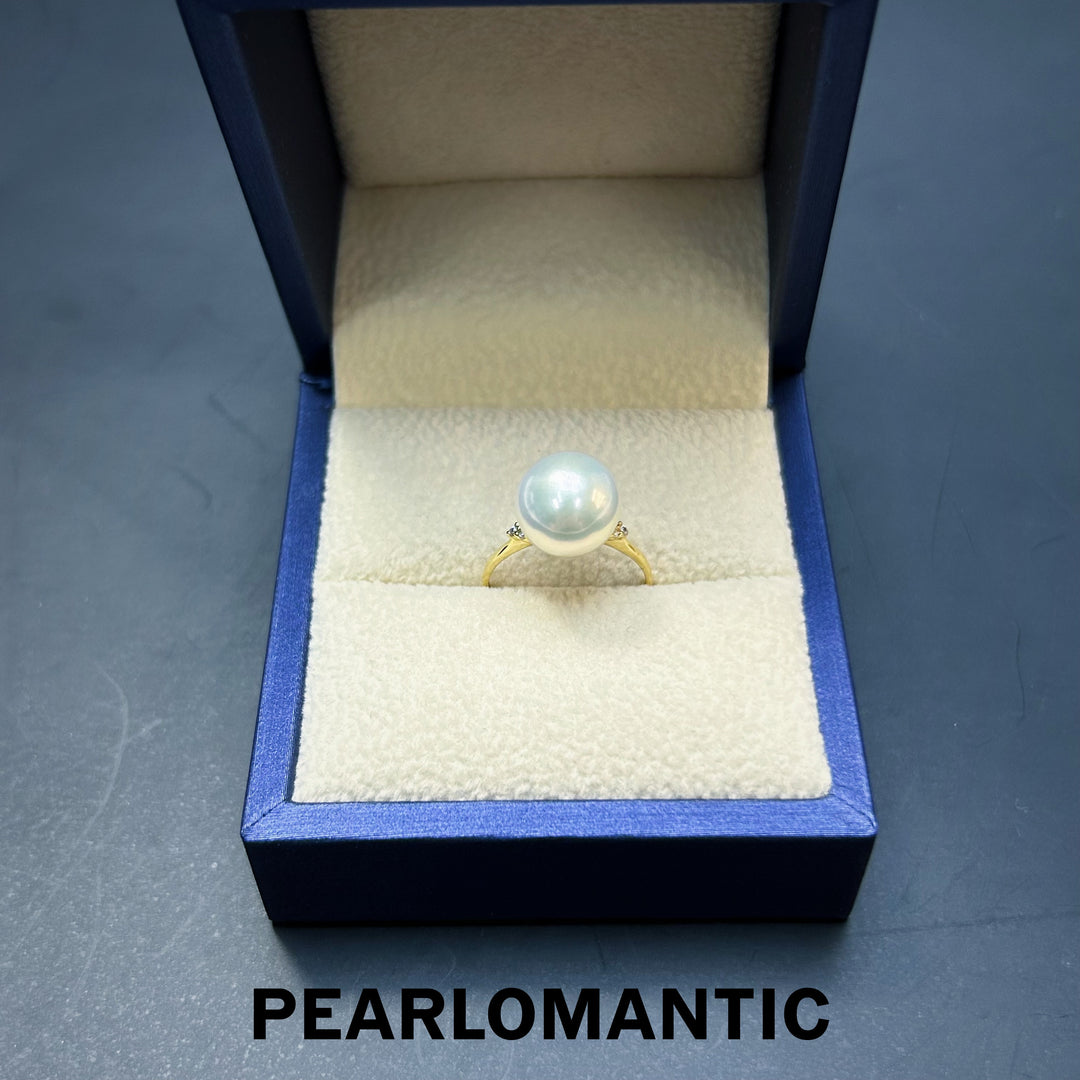 [Pre-Order] Freshwater Pearl 10-11mm Top Level Ring w/ 18k Gold