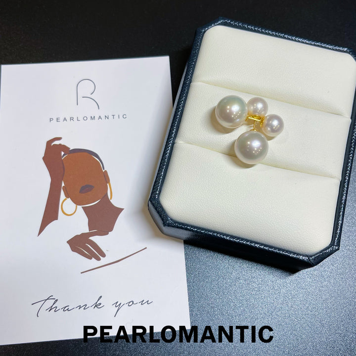 [Everyday Essentials] Freshwater Pearl 7-11mm Simple Design Earring Stud w/ S925
