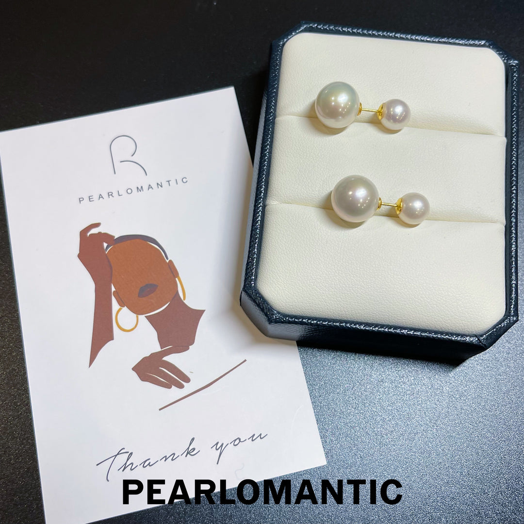 [Everyday Essentials] Freshwater Pearl 7-11mm Simple Design Earring Stud w/ S925