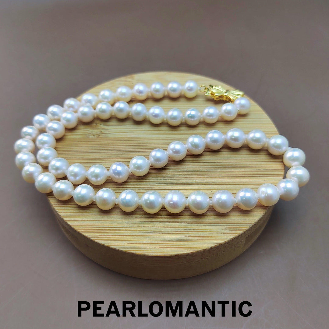 [Everyday Essentials] 8-9mm Freshwater Pearl Necklace Bowtie S925 Design